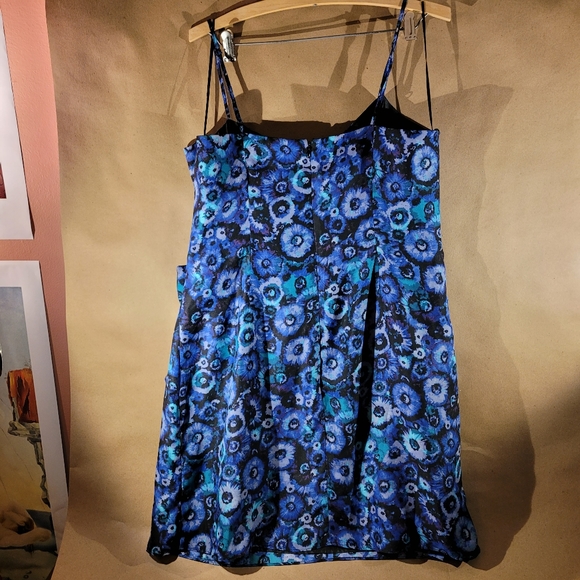 Lauren Conrad Size 16 Adjustable Strap Blue Dress - Picture 5 of 7